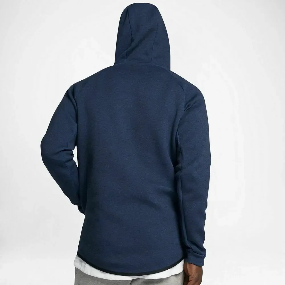 Nike Tech Fleece Windrunner Hoodie Obsidian Blue Full Zip Athletic Jacket Large‎